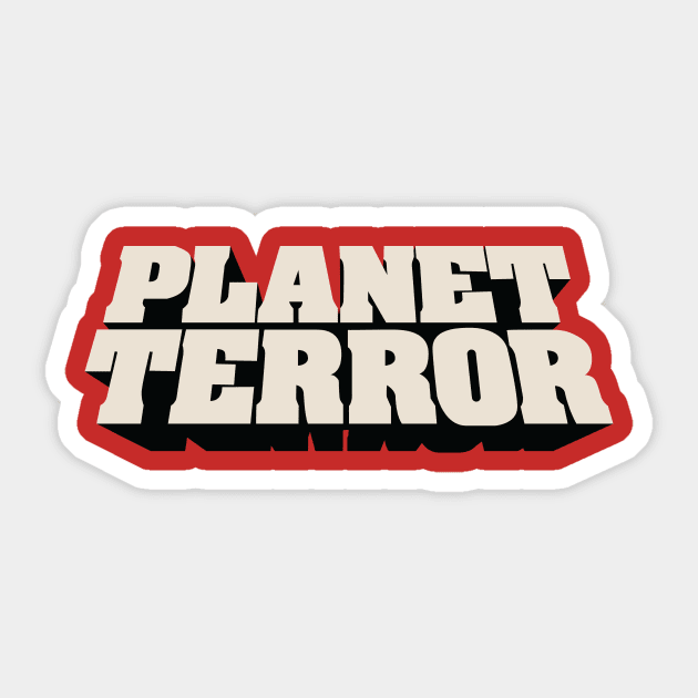 Planet Terror Sticker by Woah_Jonny